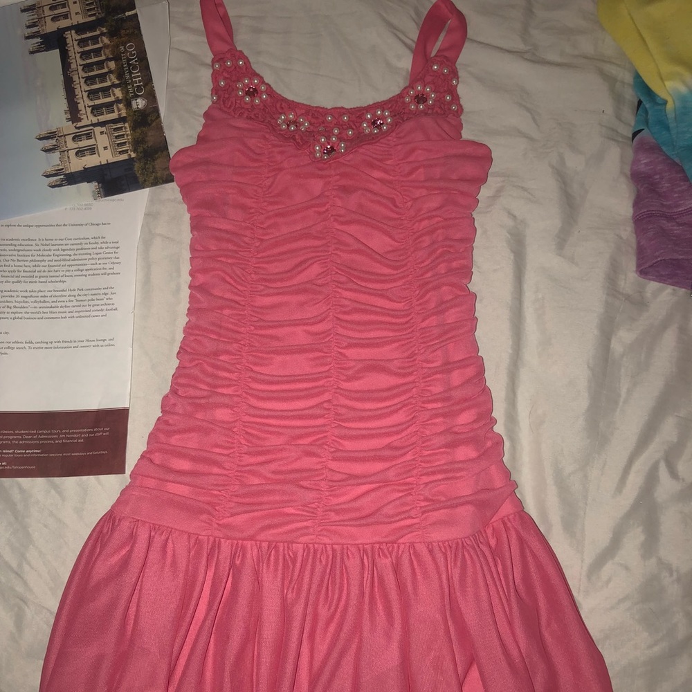 Pink dress!